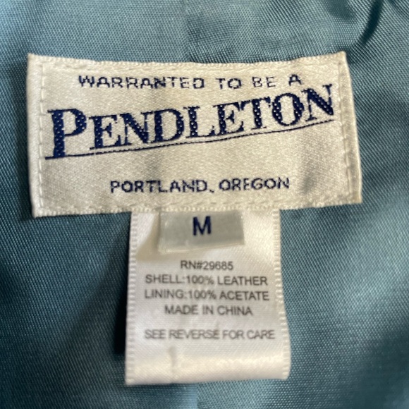 Vintage Pendleton Leather Blazer - Picture 9 of 9